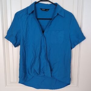 Simply Vera Vera Wang Vibrant Blue Top